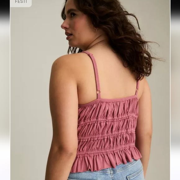 💥Sale💥Torrid Festi Smocked Crop Cami - Picture 3 of 3